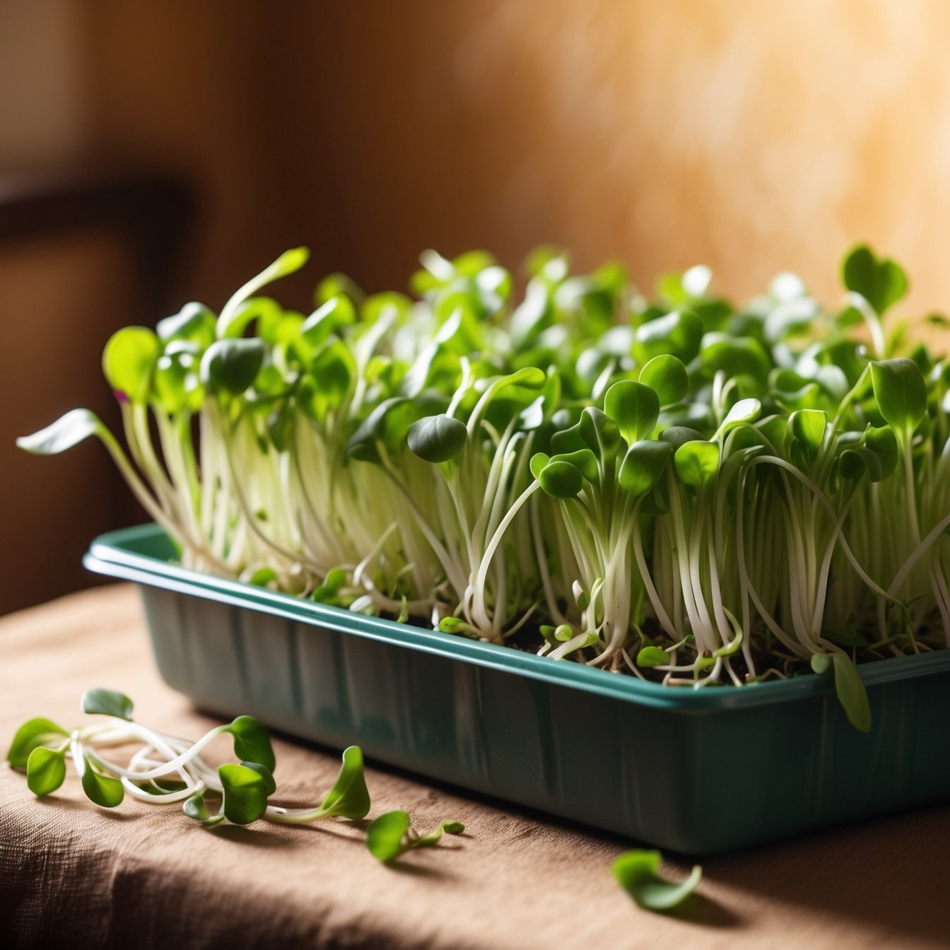 Microverdes saudáveis e nutritivos